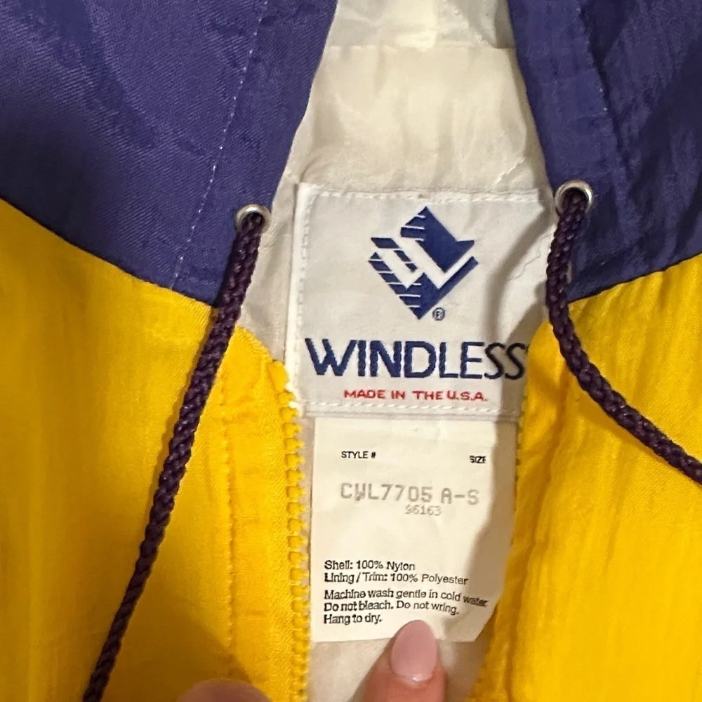 VTG Boiling Springs PA Bubblers Sports Windbreaker Jacket Adult Sz. S  Lined